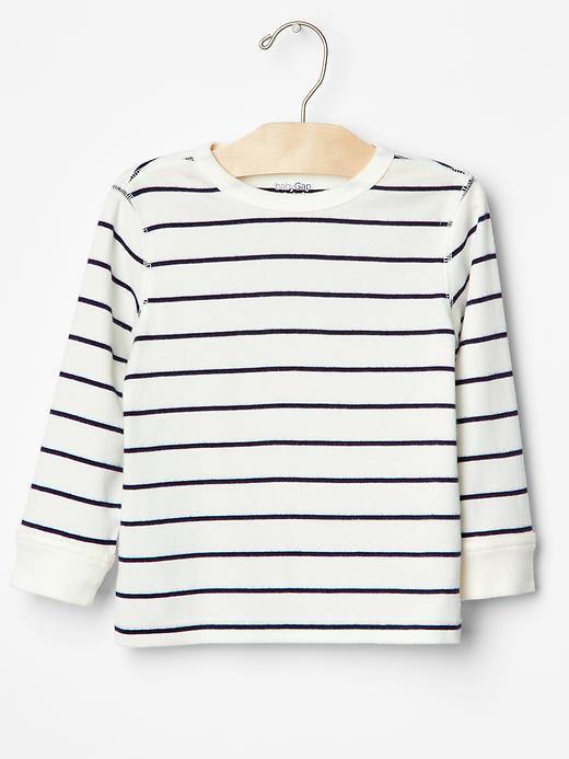 Gap Ribbed Stripe Shirt - New Off White