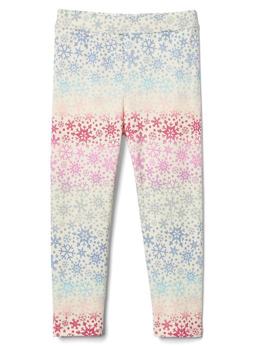 Gap Printed Leggings - White / Snowflake