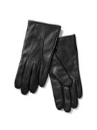 Gap Women Leather Tech Gloves - Black