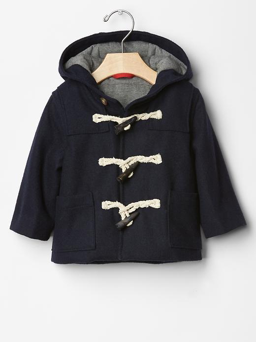 Gap Wool Duffle Coat - Dark Night
