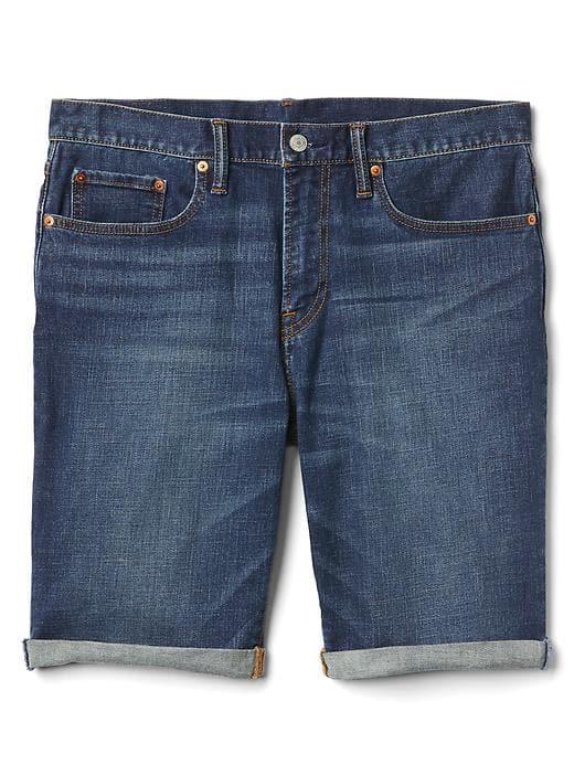 Gap Men Washwell Stretch Denim Shorts 10 - Indigo
