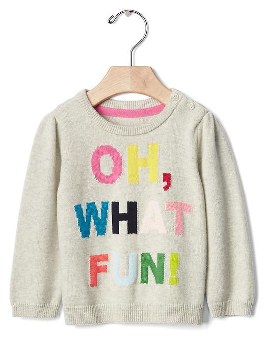 Gap Oh, What Fun Sweater - Grey