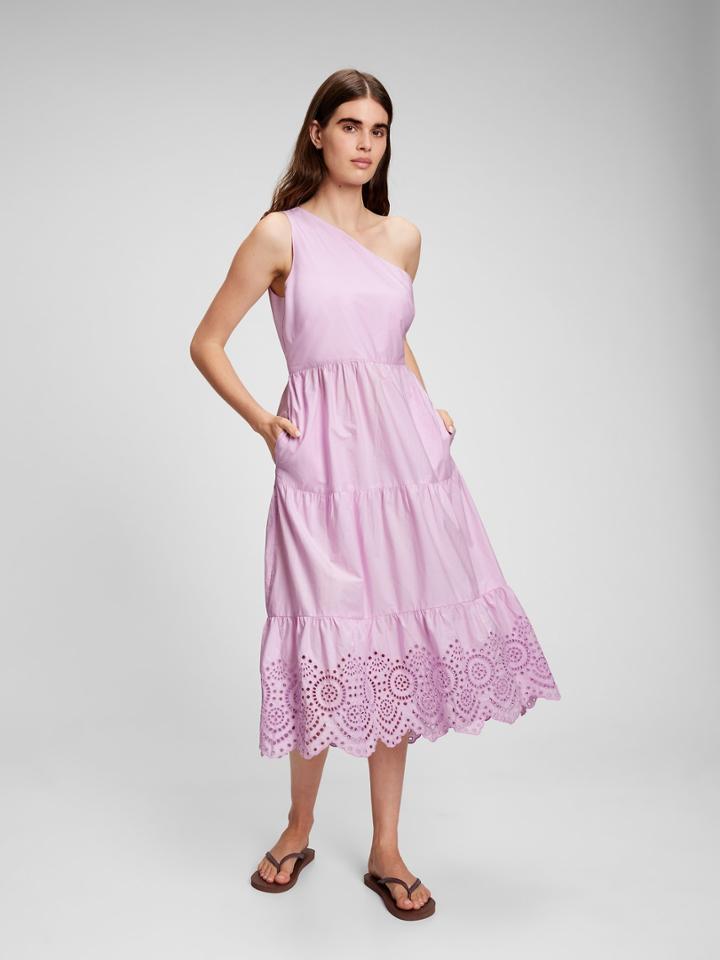 One Shoulder Midi Dress