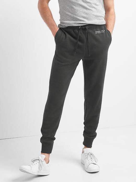 Gap Men French Terry Sweatpants - Moonless Night