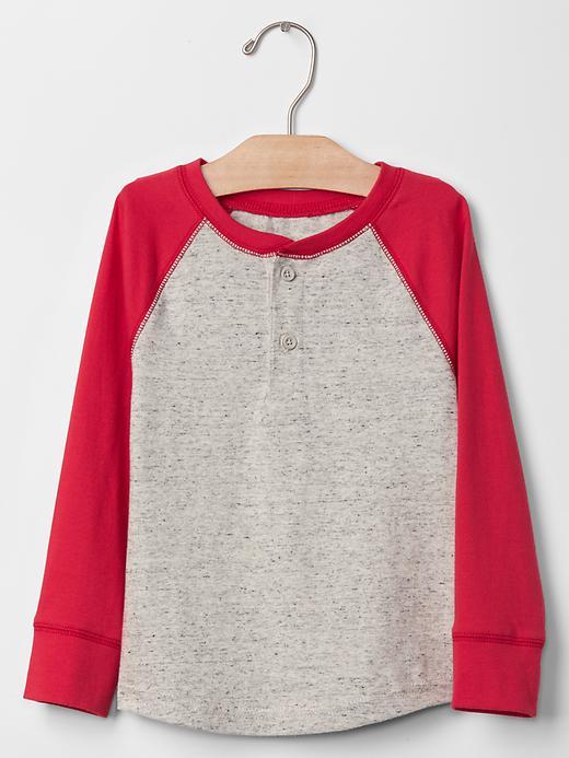 Gap Nep Baseball Henley - Red
