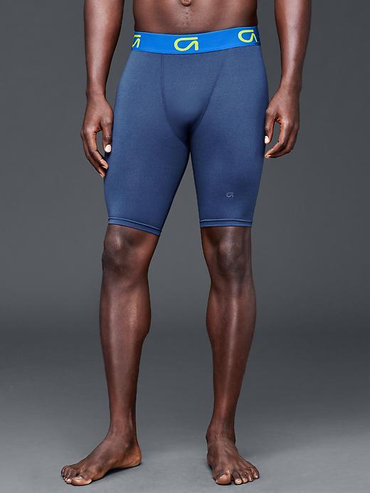 Gap Men Compression Layer Shorts 9 - Navy Heather