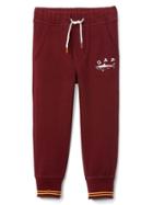 Gap Graphic Logo Varsity Joggers - Red Delicious
