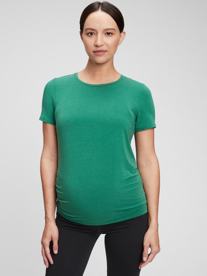 Maternity Gapfit Breathe Side Shirring T-shirt