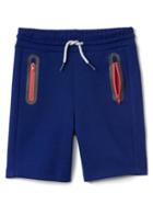 Gap Contrast Zip Shorts - Capital Blue