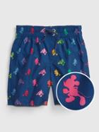 Babygap | Disney 100% Recycled Mickey Mouse Print Swim Trunks