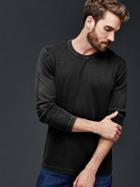 Gap Lightweight Crew Sweater - Black