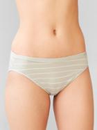 Gap High Cut Stripe Bikini - Thinstripe Blvd Grey