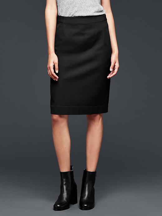 Gap Women Tailored Pencil Skirt - True Black