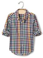 Gap Gingham Convertible Shirt - Multi