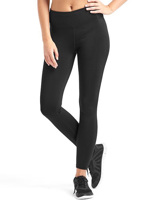 Gap Women Gfast Compression High Rise Capris - True Black
