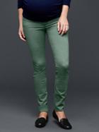 Gap Women 1969 Full Panel Sateen True Skinny Jeans - District Green