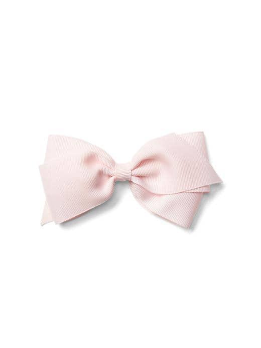 Gap Big Bow Hair Clip - Pink Cameo