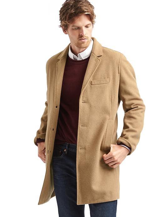 Gap Men Wool Coat - Camel