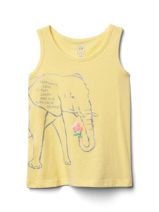 Gap Graphic Tank - Elephant