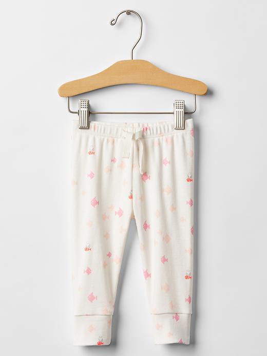 Gap Fishy Banded Pants - White