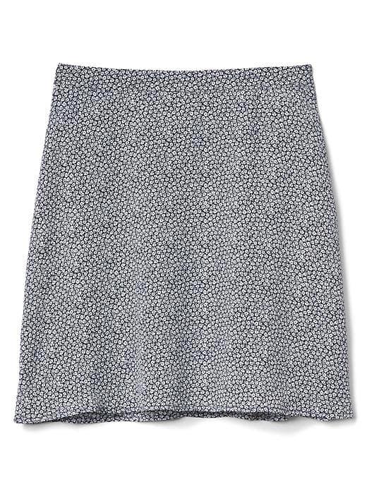 Gap Women Floral Print Circle Skirt - Navy Floral