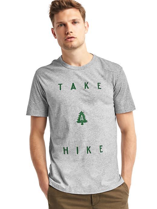 Gap Men Urban Escape Crew Tee - Grey Heather