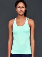 Gap Women Gapfit Interlace Back Tank - Open Waters