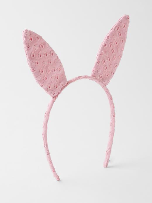 Gap Eyelet Bunny Headband - Primrose Pink