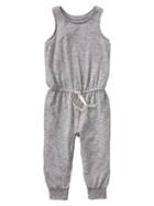 Gap Marled Slub Romper - Grey