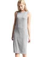 Gap Women Softspun Marled Midi Dress - Heather Grey