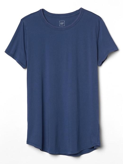 Gap Vintage Wash Crewneck Tee - Washed Medium Blue