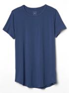 Gap Vintage Wash Crewneck Tee - Washed Medium Blue