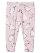 Gap Organic Print Banded Pants - Cherry Blossom