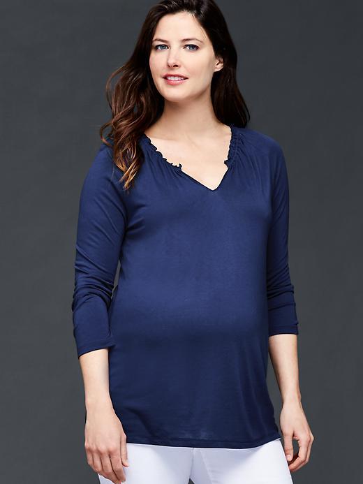 Gap Three Quarter Sleeve Dolman Top - Comet Blue