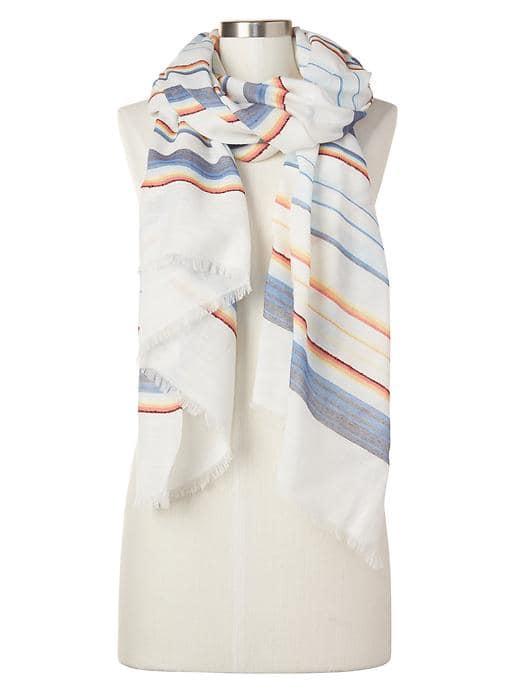 Gap Women Multi Stripe Scarf - Multi