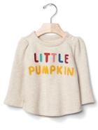 Gap Little Pumpkin Top - Oatmeal