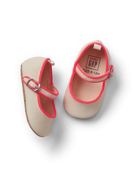 Gap Canvas Mary Jane - Oyster