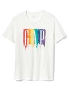 Gap Men Pride Logo Tee - New Off White