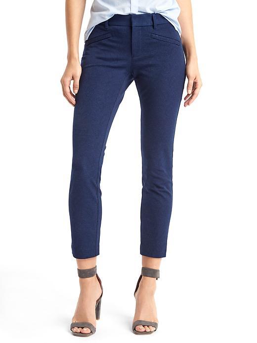 Gap Bi Stretch Skinny Ankle Pants - Blue Paisley