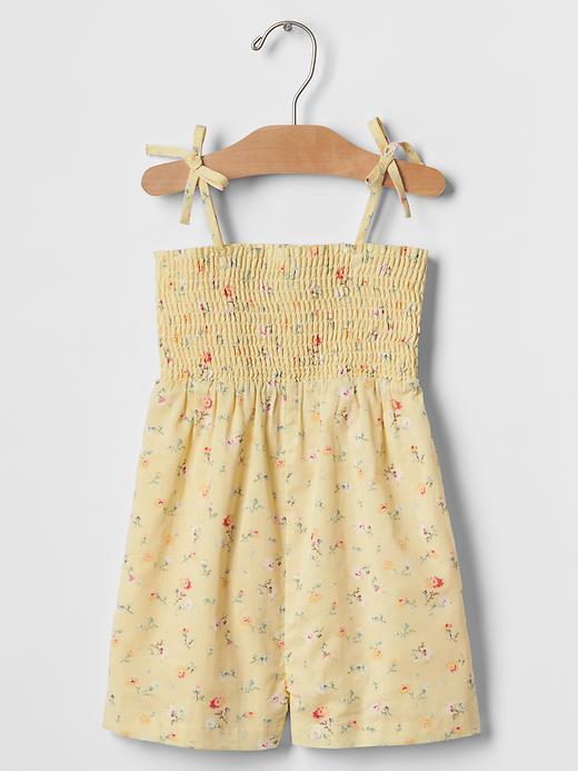 Gap Floral Smock Romper - Light Yellow 649