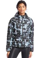 Gap Women Primaloft Print Zip Hooded Puffer Jacket - Glowing Lights