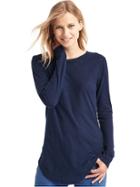 Gap Solid Slub Tunic - True Indigo