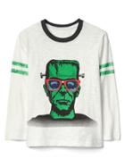 Gap Halloween Glow In The Dark Slub Tee - New Off White