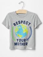 Gap Glow In The Dark Graphic Tee - Heather Grey