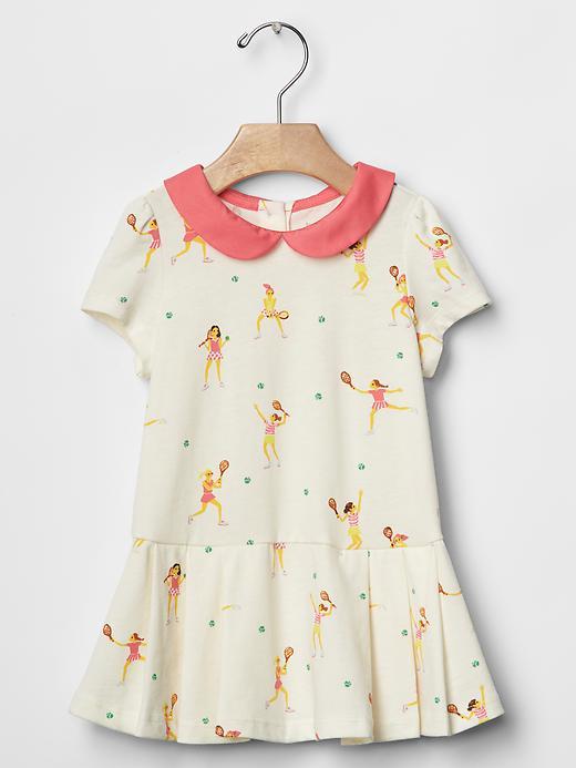Gap Collar Tennis Dress - Ivory Frost