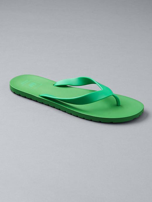 Gap Men Classic Rubber Flip Flops - Lush Green