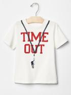 Gap Graphic Short Sleeve Tee - New Off White