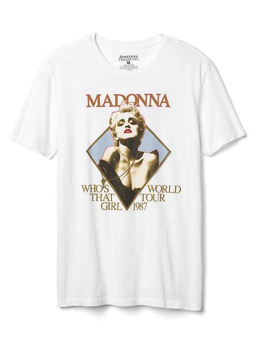 Gap Men Madonna Graphic Tee - White
