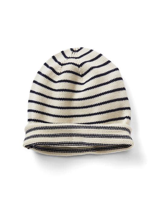 Gap Men Spring Beanie - White Stripe