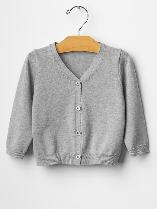 Gap V Neck Cardigan - Gray